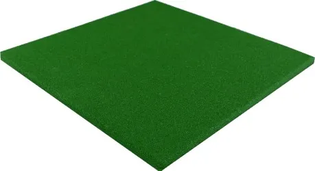Pavimento in gomma antitrauma -  20 - 25 Colore Verde